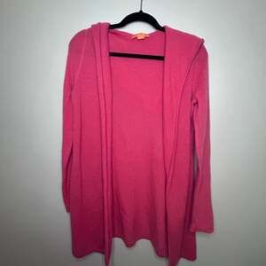Christopher Fischer cashmere Pink Hooded Cardigan
